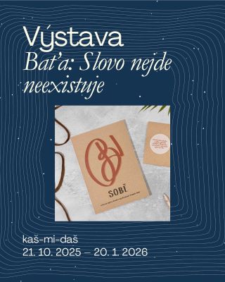 🇨🇿: Příští týden u nás zahájíme jedinečnou výstavu “Baťa: Slovo nejde neexistuje”, kterou pořádá ekologické papírnictví...